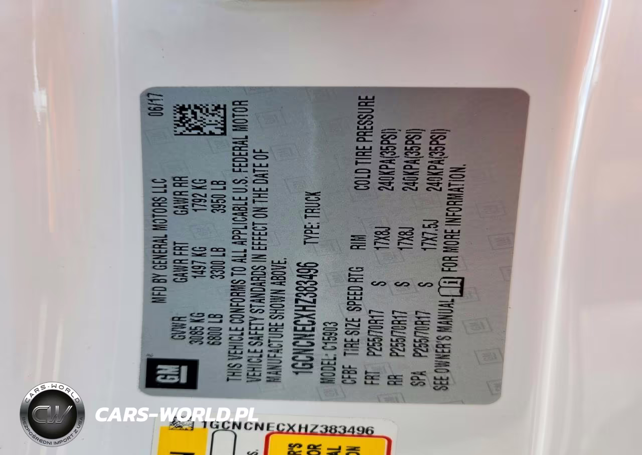 2017 Chevrolet Silverado C1500 VIN:1GCNCNECXHZ383496 - 12