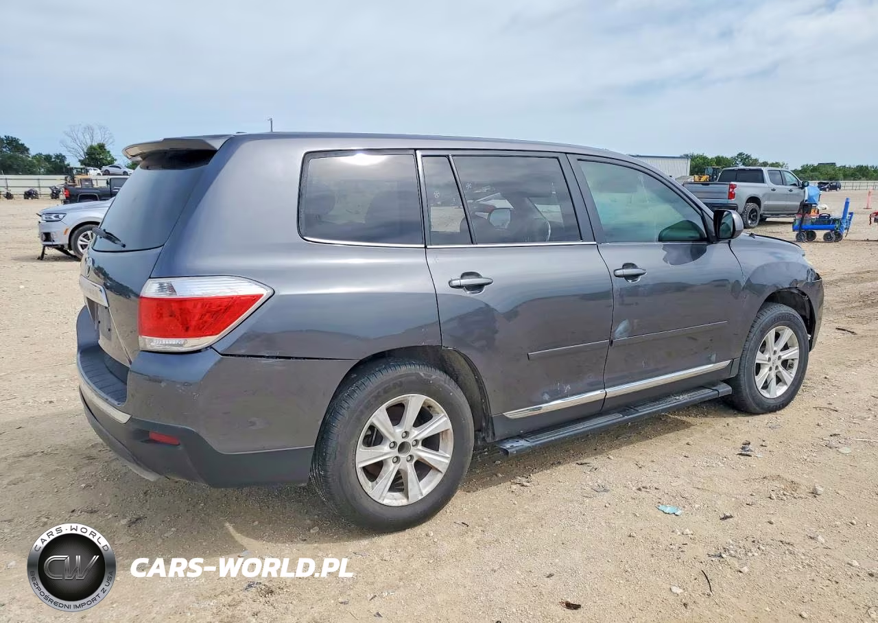 2012 Toyota Highlander Base VIN:5TDZK3EH5CS073626 - 3