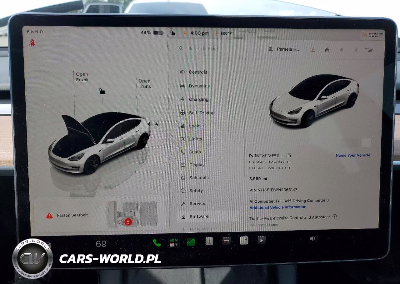 2022 Tesla Model 3 VIN:5YJ3E1EB2NF363147 - 9