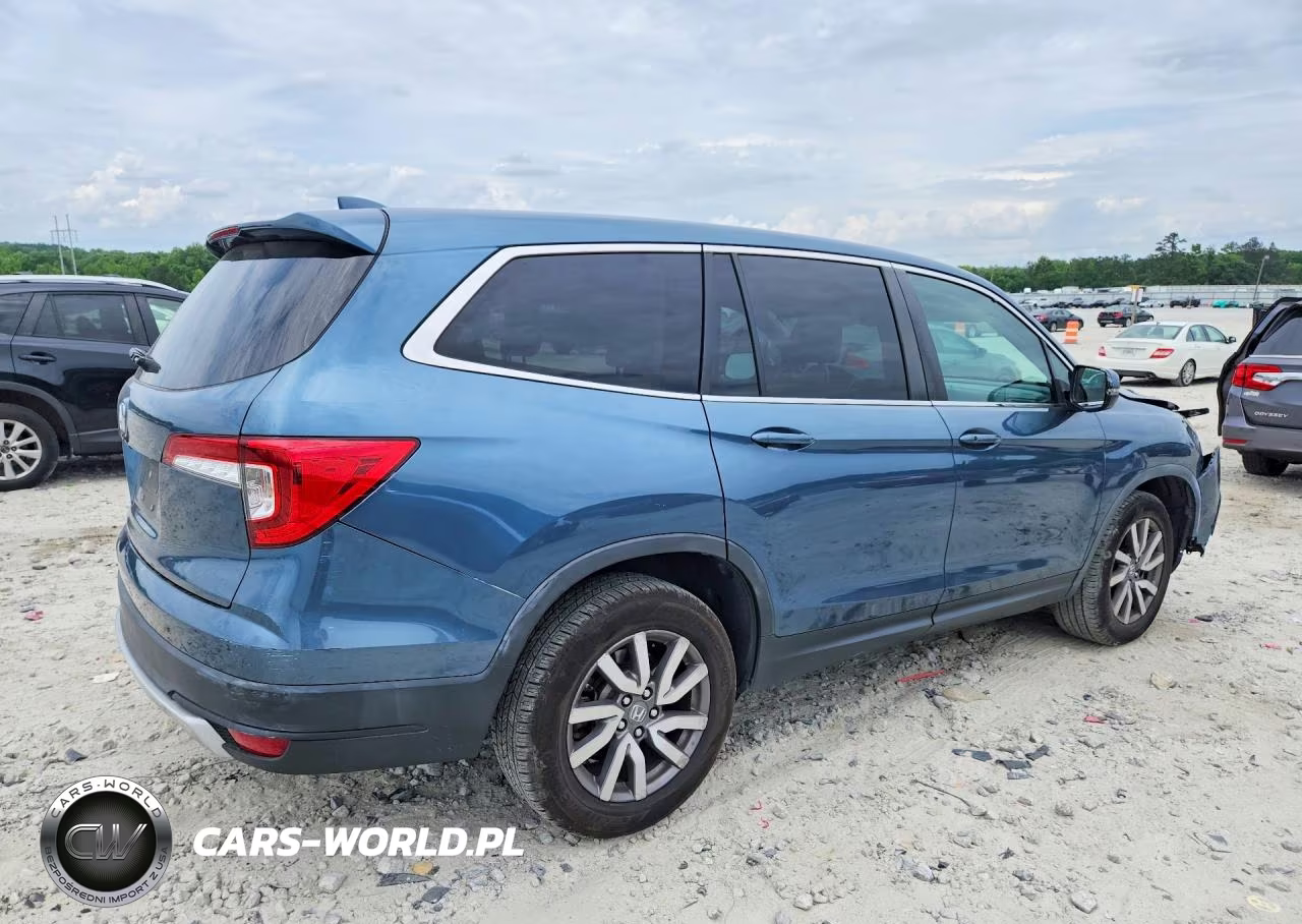 2020 Honda Pilot Exl VIN:5FNYF5H52LB016320 - 3