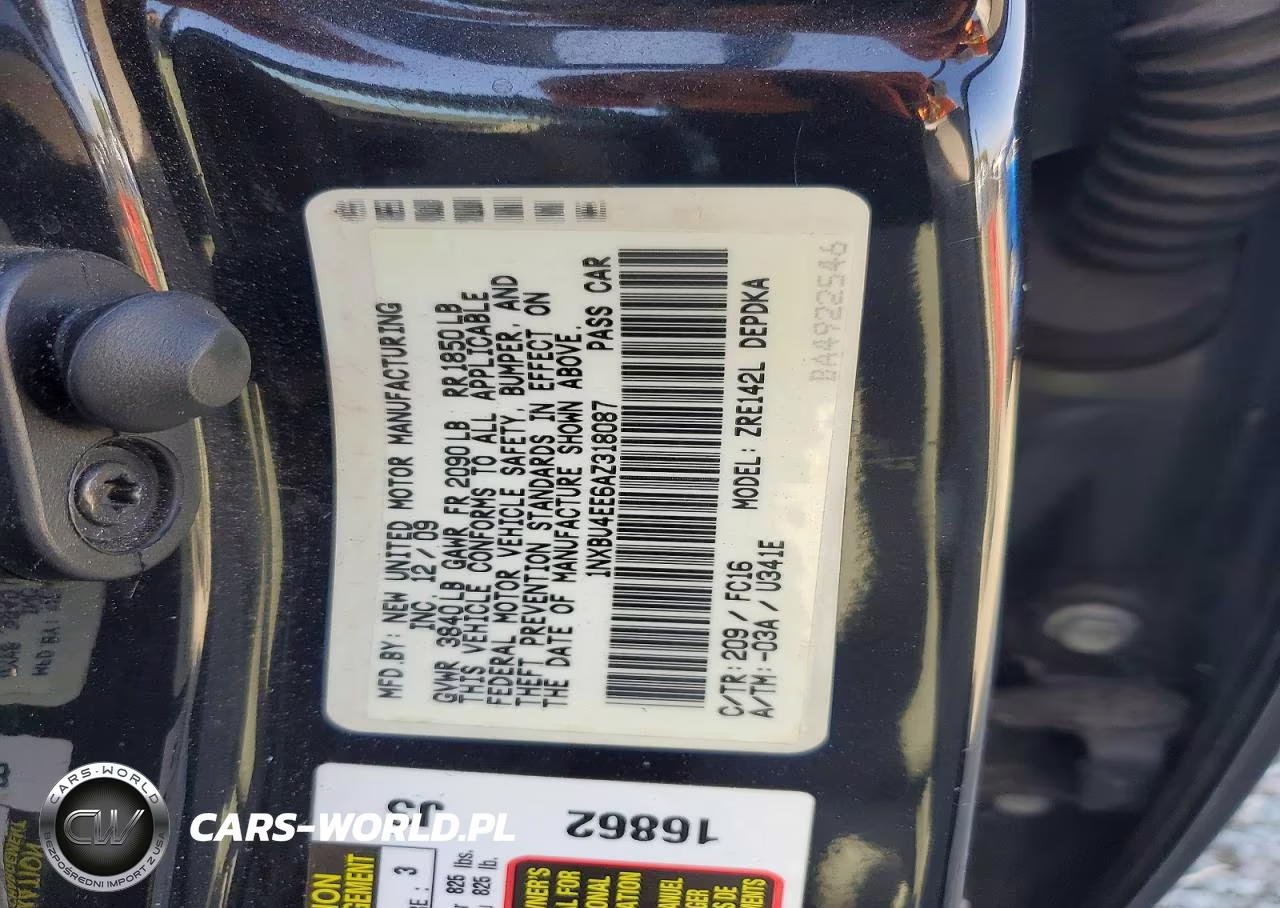 2010 Toyota Corolla Le VIN:1NXBU4EE6AZ318087 - 12