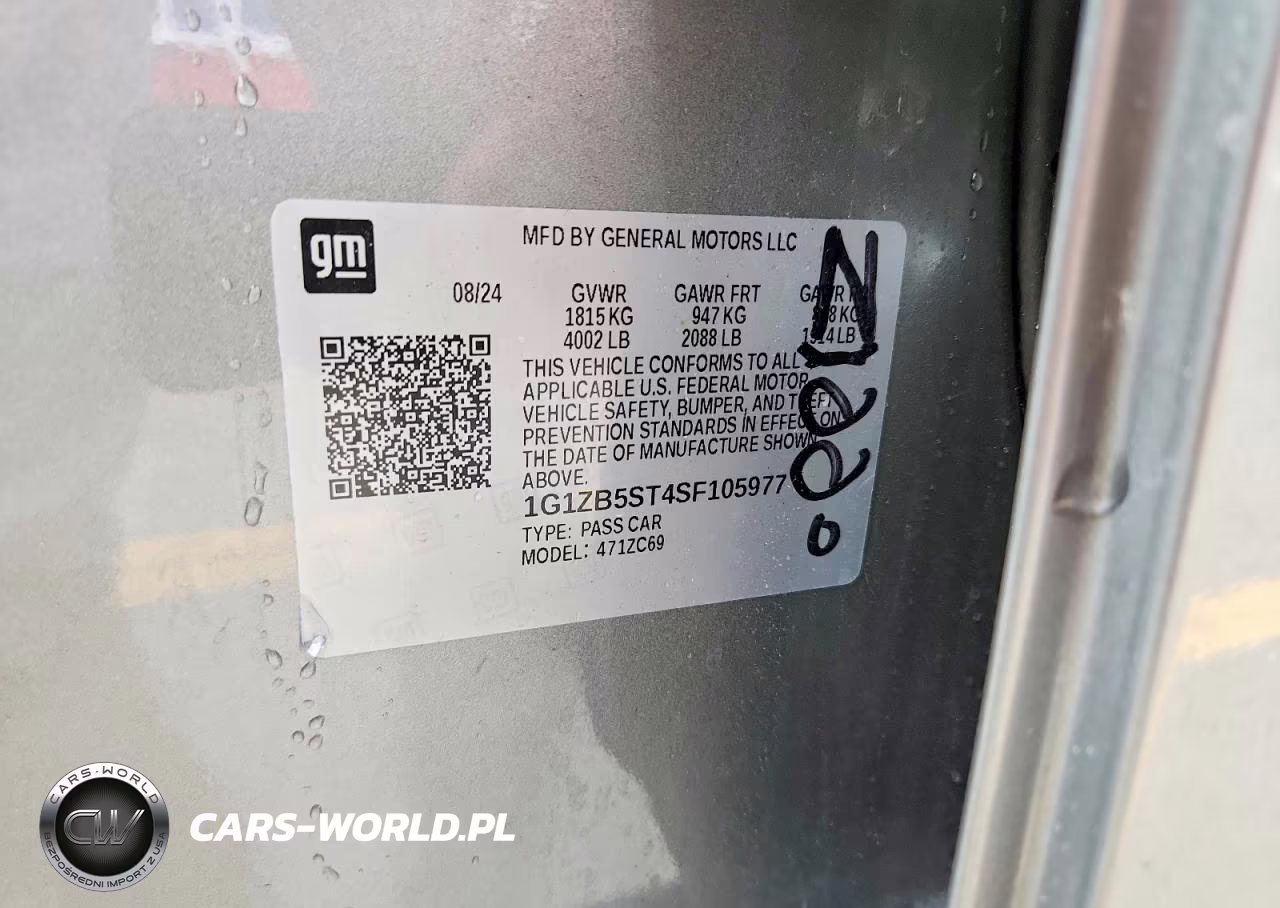 2025 Chevrolet Malibu Ls VIN:1G1ZB5ST4SF105977 - 12