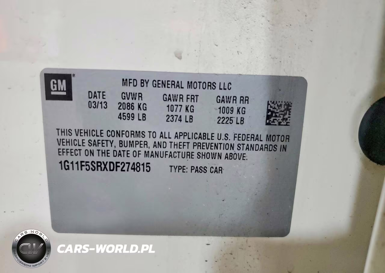 2013 Chevrolet Malibu 2Lt VIN:1G11F5SRXDF274815 - 13