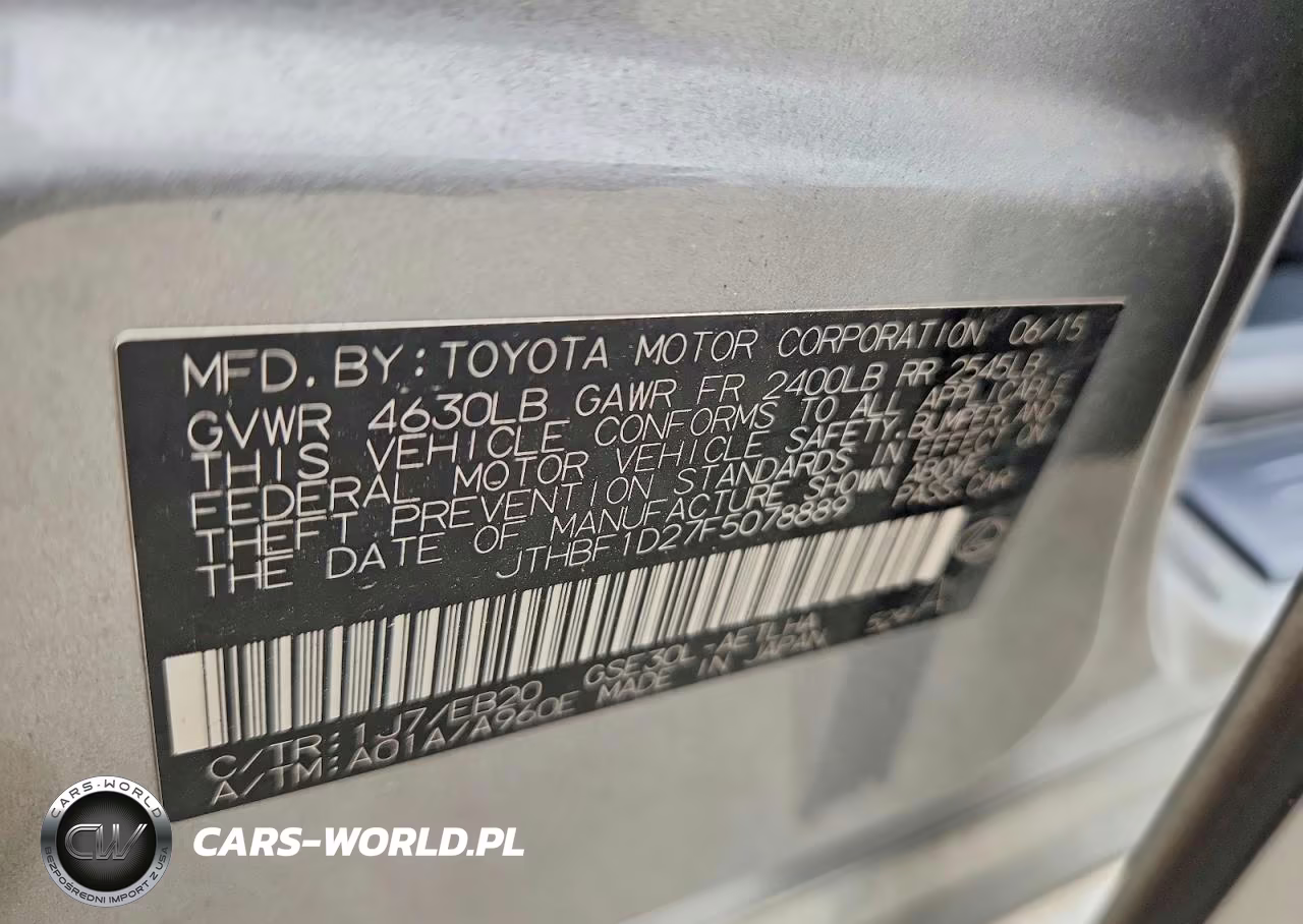 2015 Lexus Is 250 VIN:JTHBF1D27F5078889 - 12