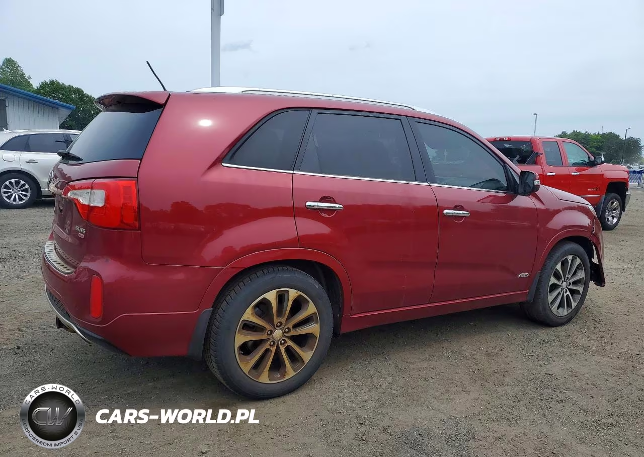 2014 Kia Sorento Sx VIN:5XYKWDA70EG489947 - 3