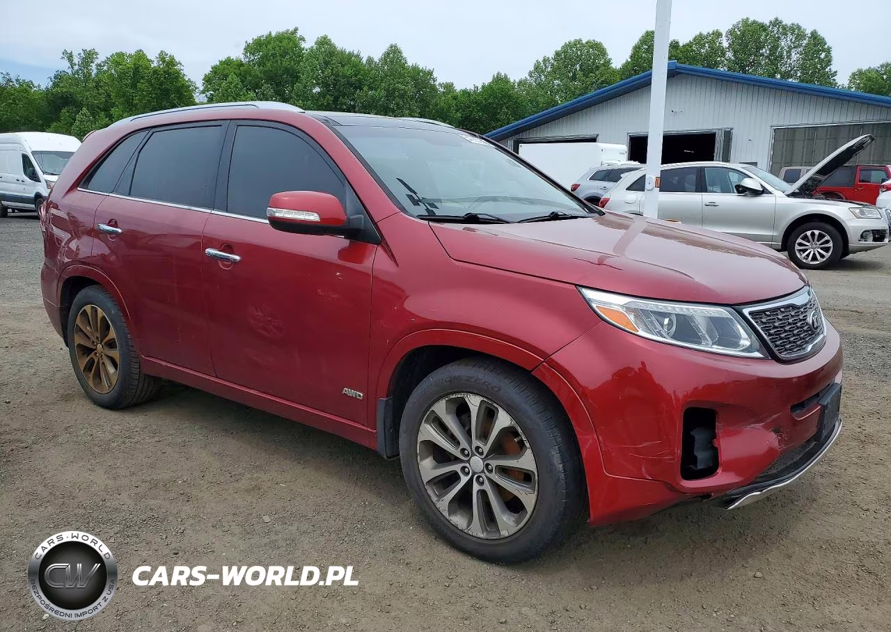 2014 Kia Sorento Sx VIN:5XYKWDA70EG489947 - 4