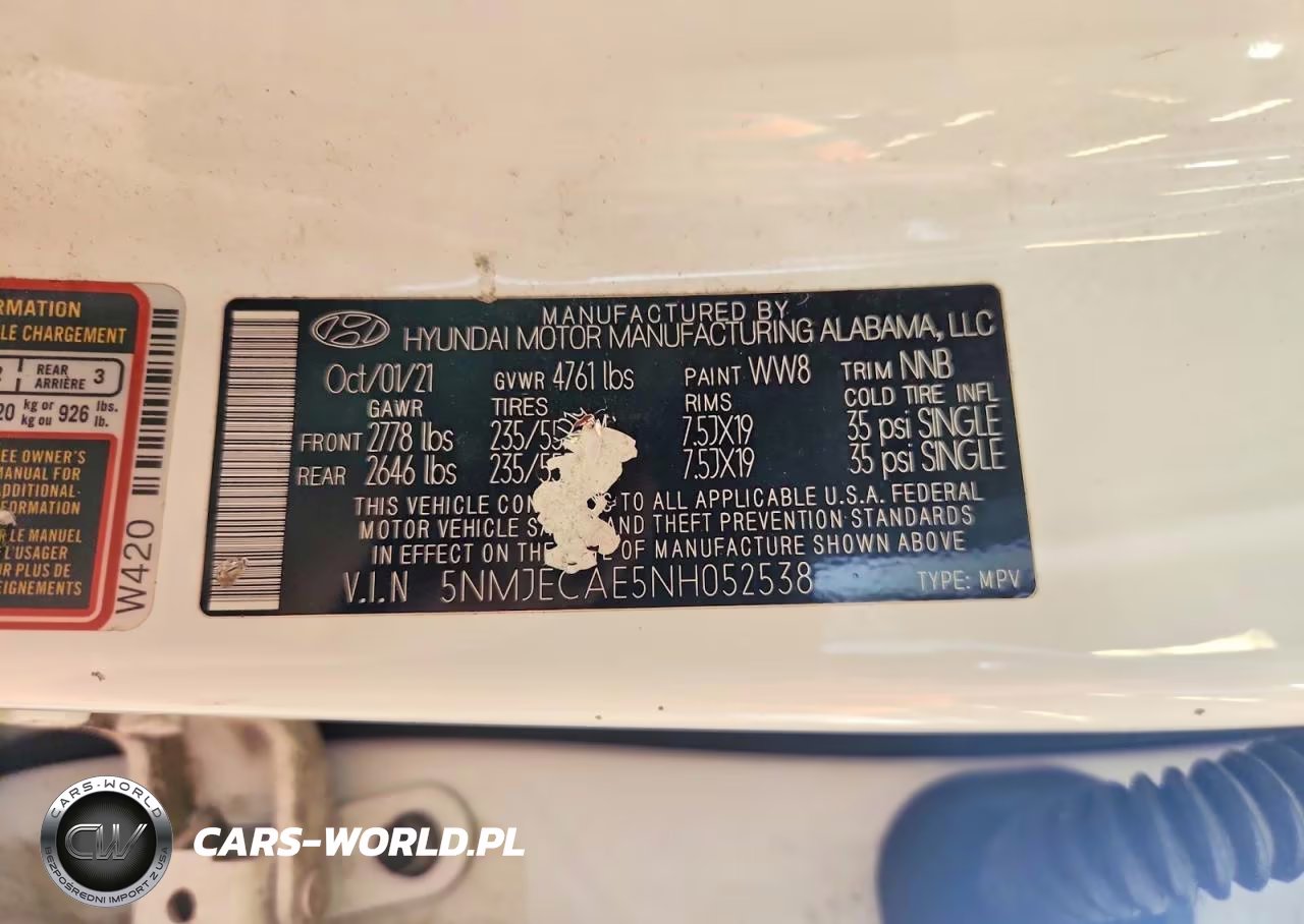 2022 Hyundai Tucson Limited VIN:5NMJECAE5NH052538 - 13