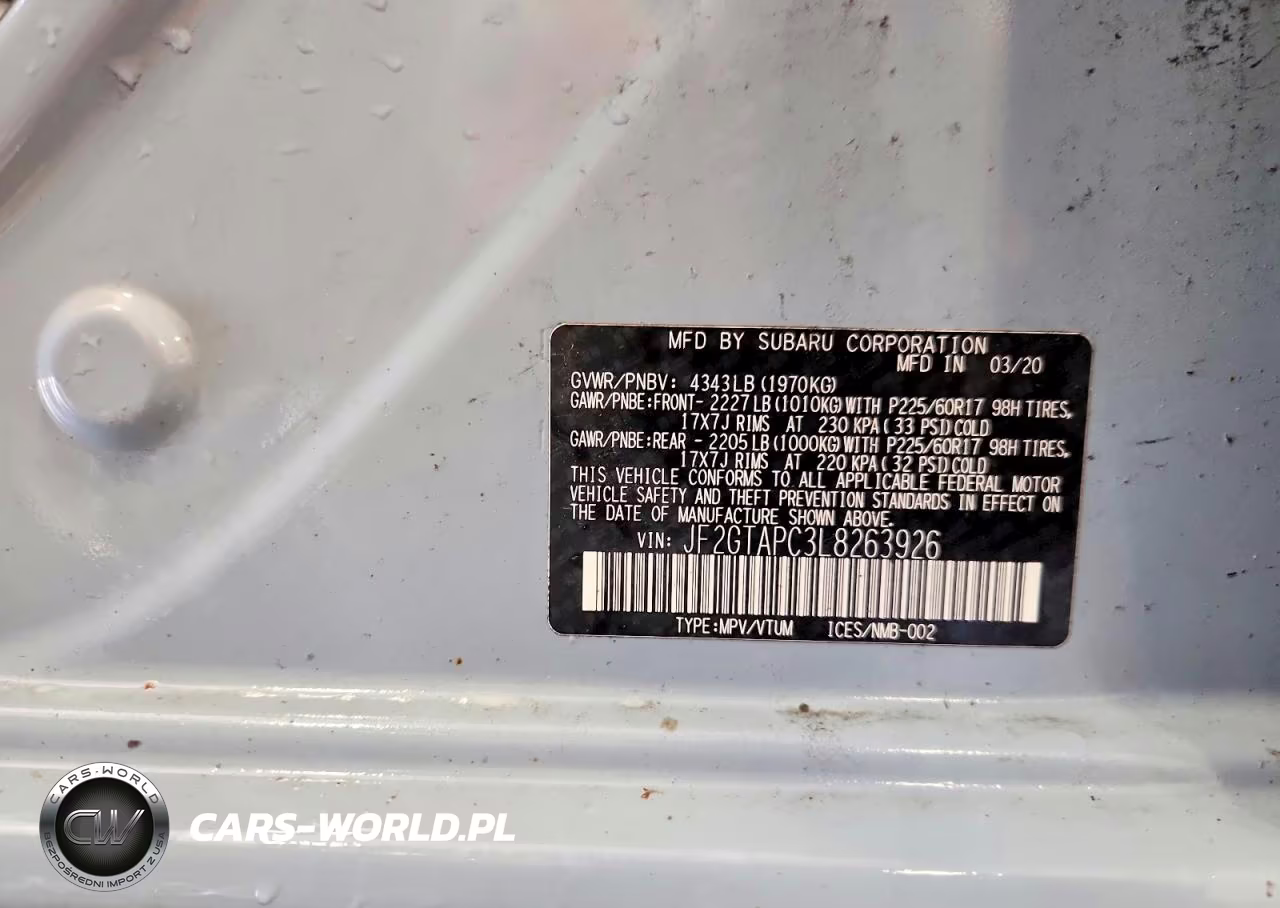 2020 Subaru Crosstrek Premium VIN:JF2GTAPC3L8263926 - 14