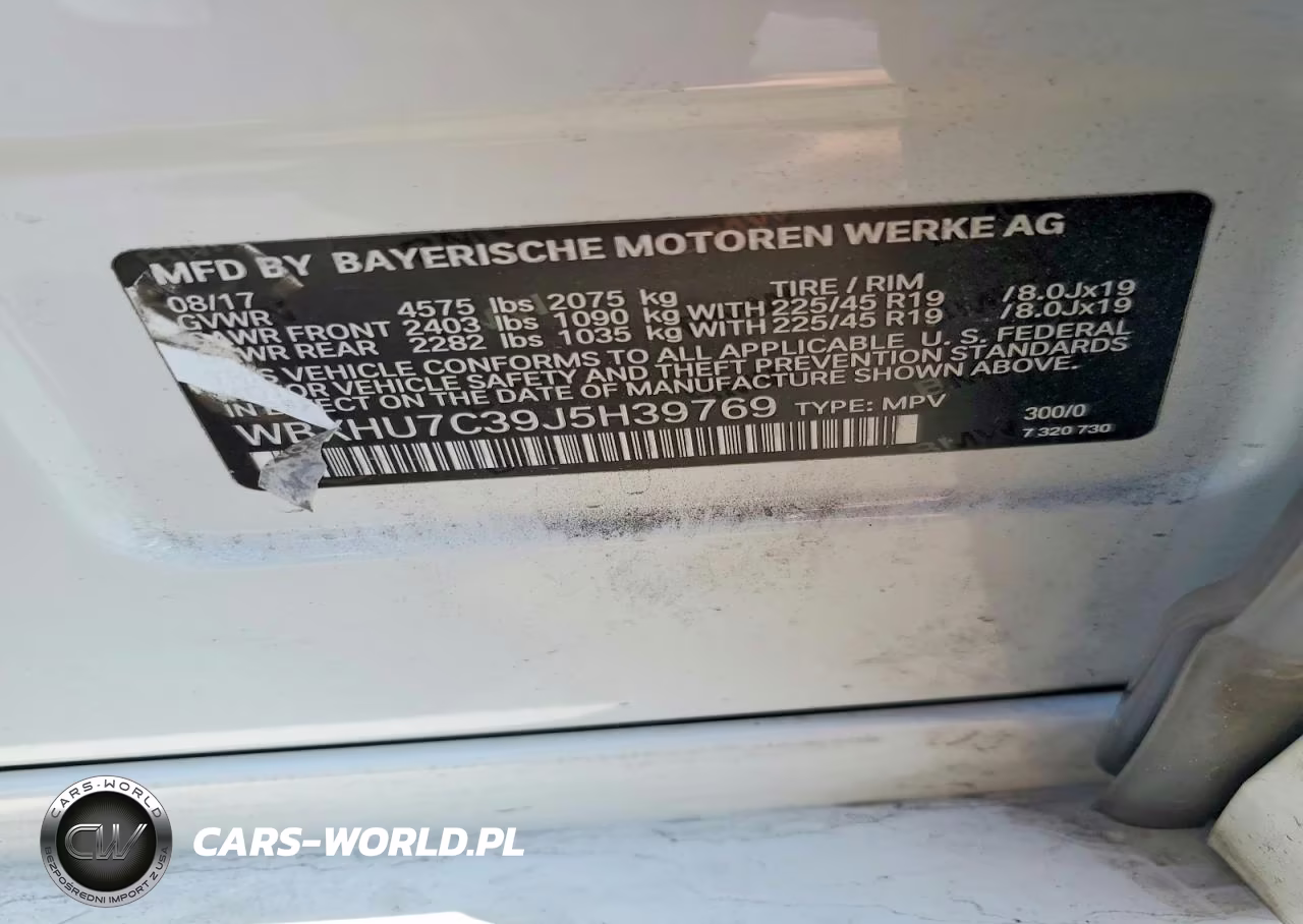 2018 BMW X1 Sdrive28I VIN:WBXHU7C39J5H39769 - 13