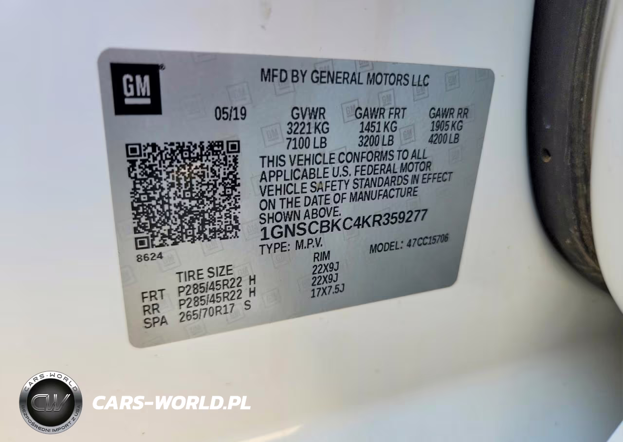 2019 Chevrolet Tahoe Lt VIN:1GNSCBKC4KR359277 - 13