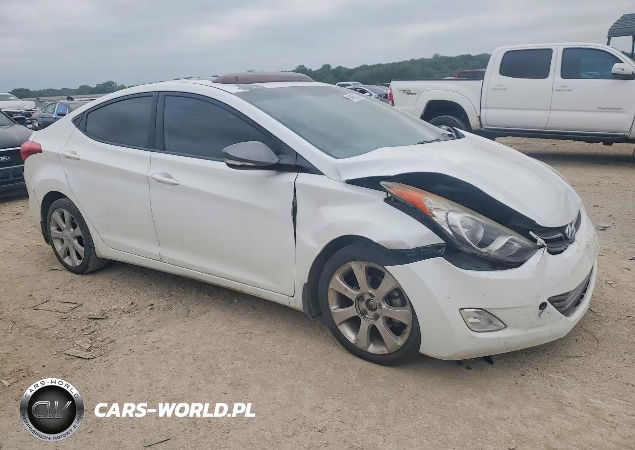 2013 Hyundai Elantra Limited VIN:5NPDH4AE7DH195258 - 4