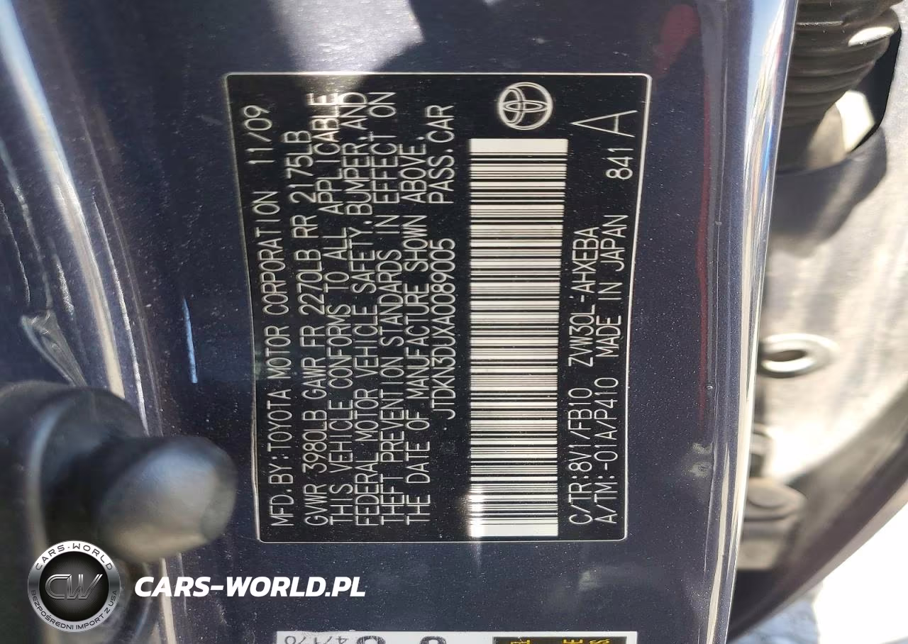 2010 Toyota Prius Iii VIN:JTDKN3DUXA0089005 - 12