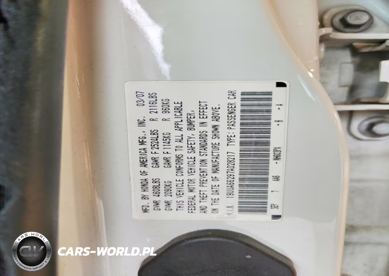 2007 Acura Tl VIN:19UUA66297A028217 - 13