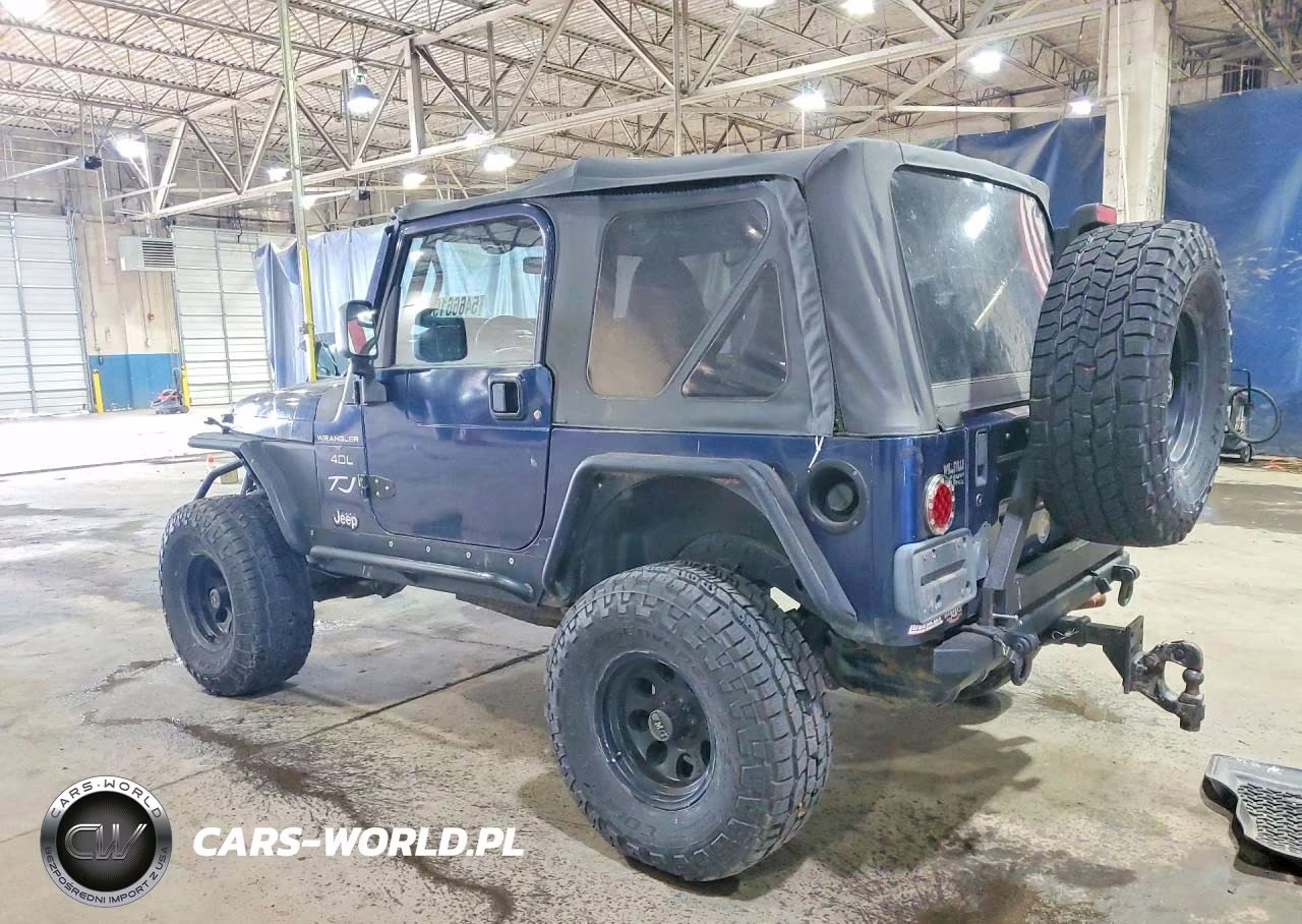 2000 Jeep Wrangler - Tj Sport VIN:1J4FA49SXYP750103 - 2