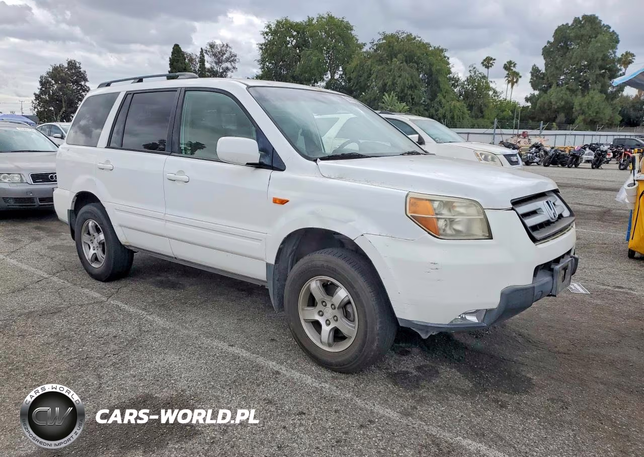 2007 Honda Pilot Exl VIN:2HKYF18767H510164 - 4