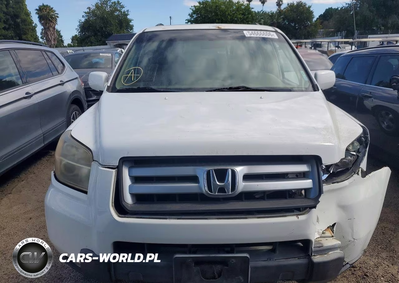 2007 Honda Pilot Exl VIN:2HKYF18767H510164 - 5