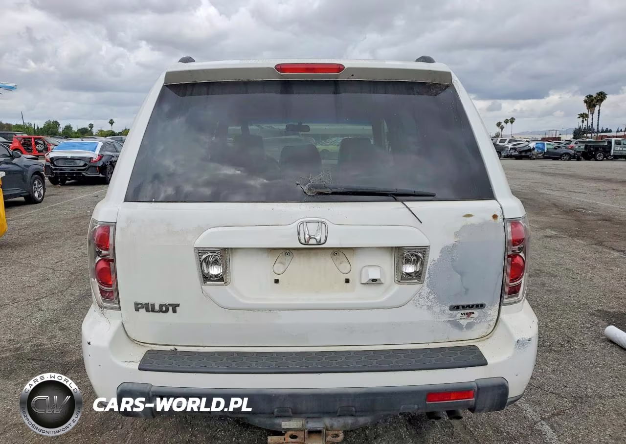 2007 Honda Pilot Exl VIN:2HKYF18767H510164 - 6