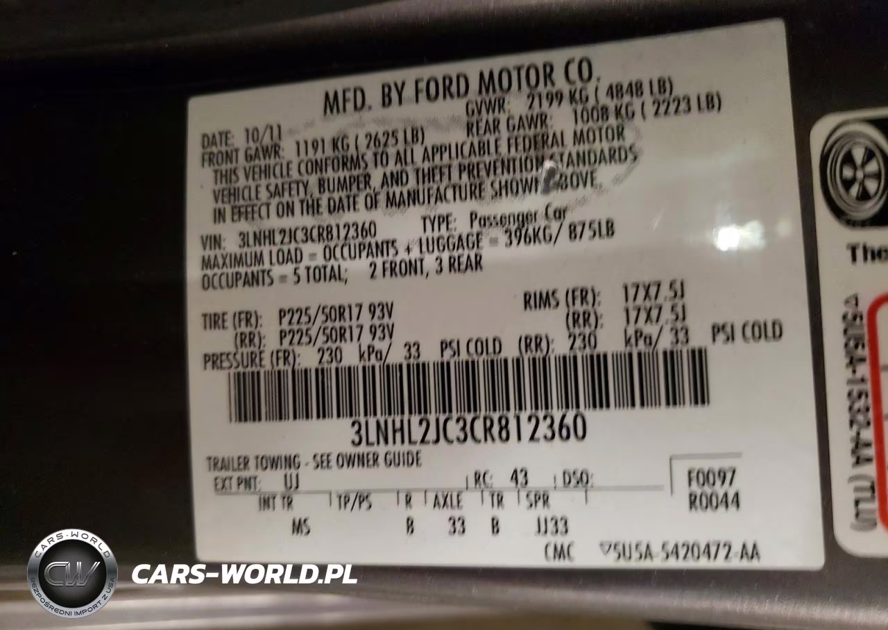 2012 Lincoln Mkz VIN:3LNHL2JC3CR812360 - 12