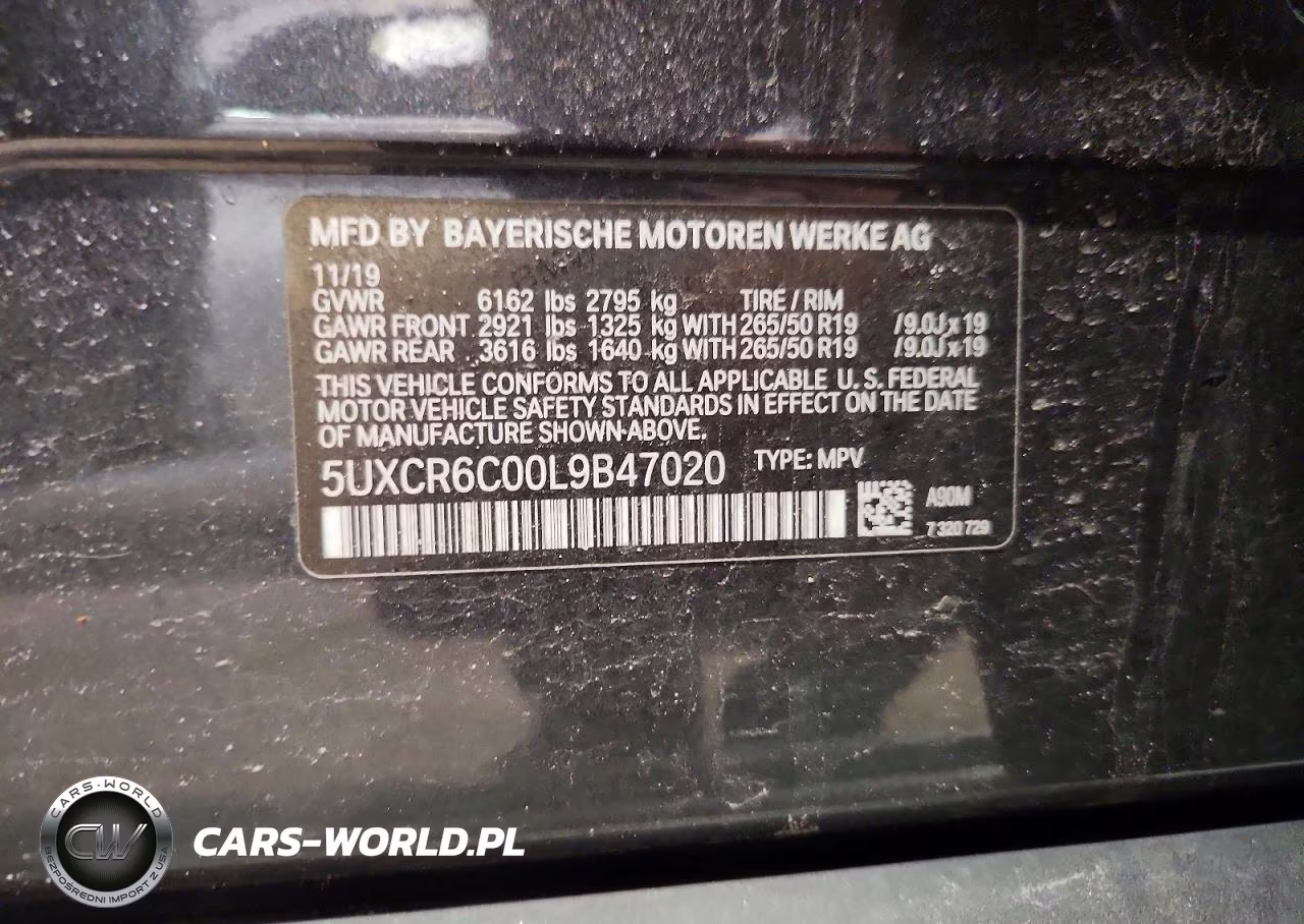 2020 BMW X5 xDrive40I VIN:5UXCR6C00L9B47020 - 13