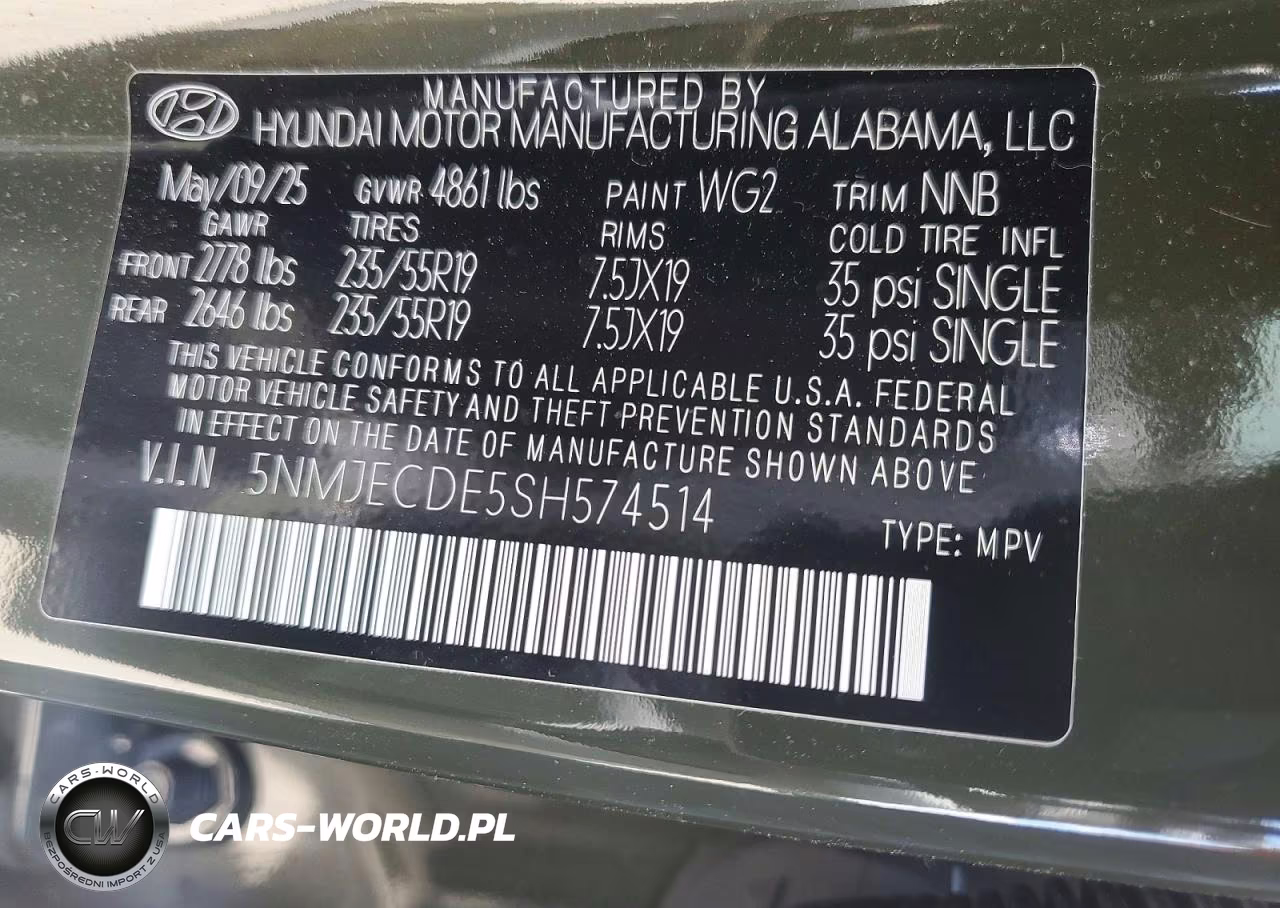 2025 Hyundai Tucson Limited VIN:5NMJECDE5SH574514 - 14