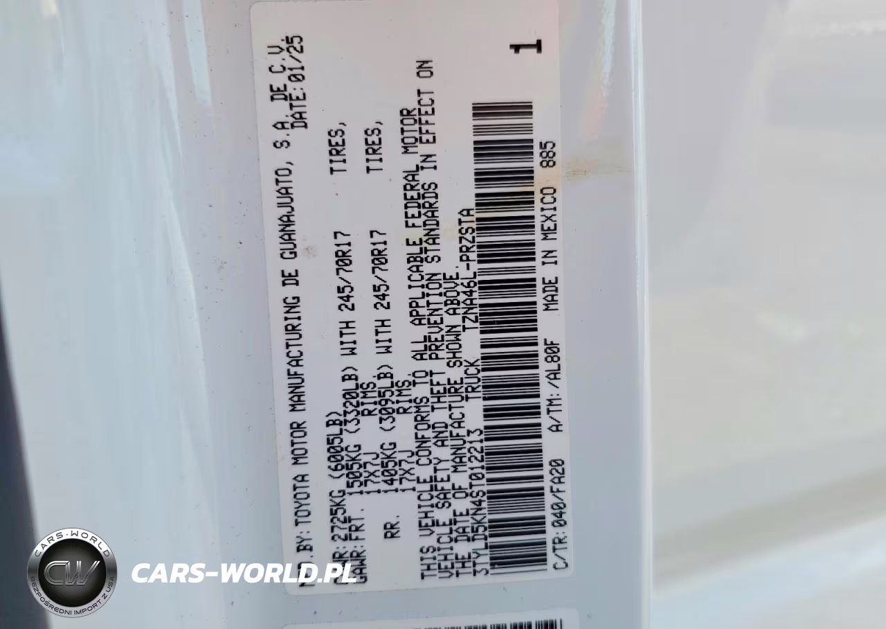 2025 Toyota Tacoma Sr VIN:3TYLD5KN4ST012213 - 12