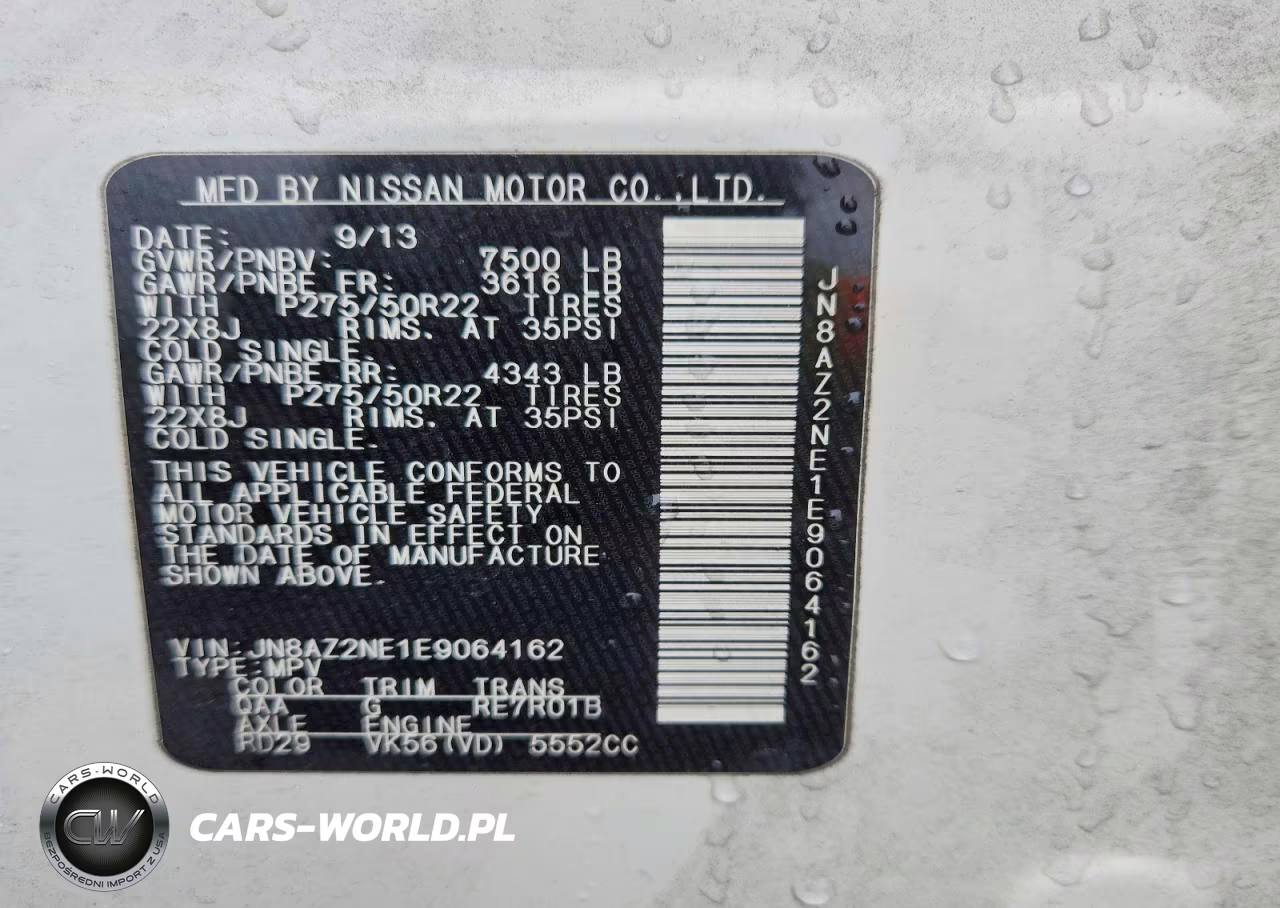 2014 Infiniti Qx80 Base VIN:JN8AZ2NE1E9064162 - 14