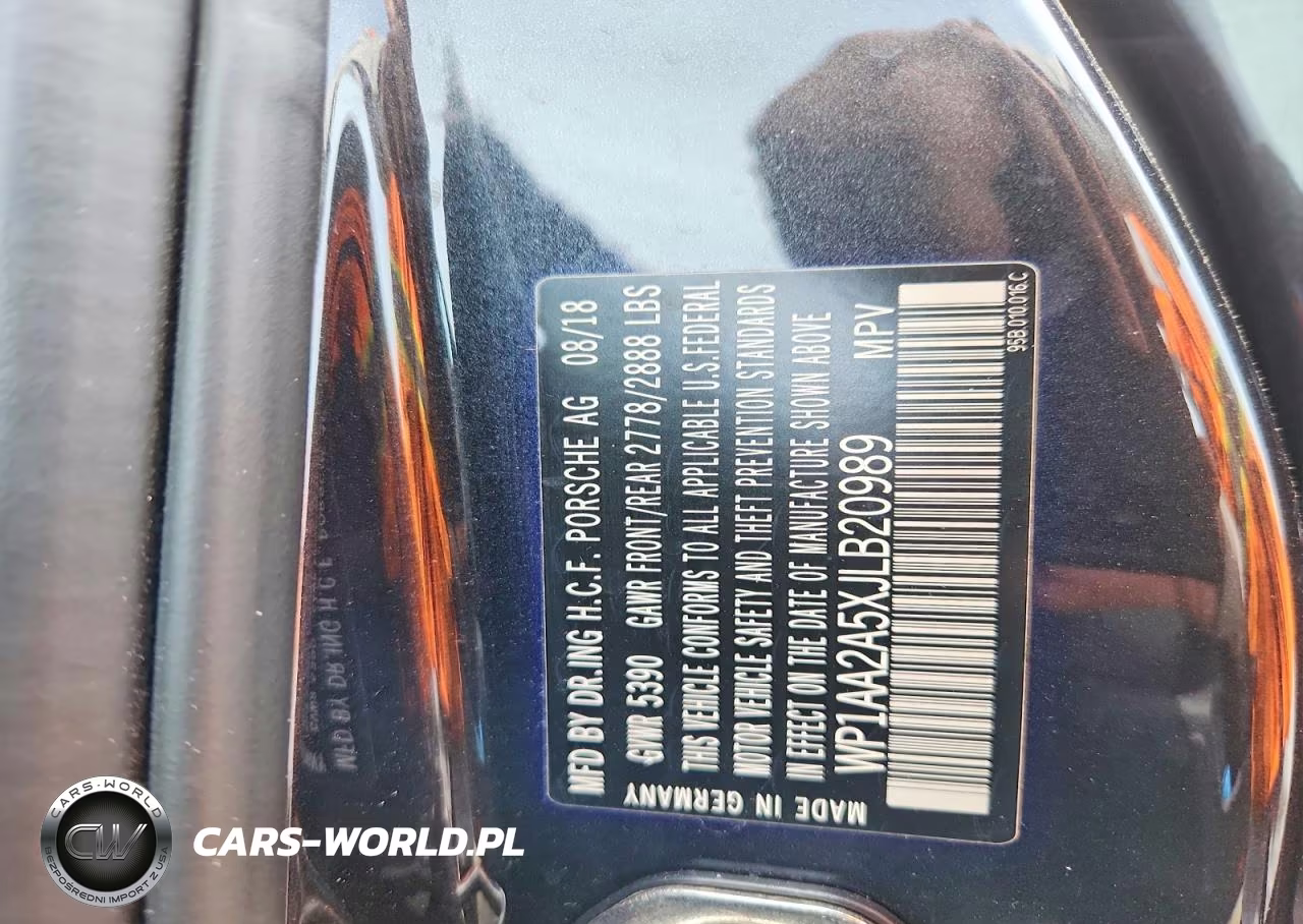 2018 Porsche Macan VIN:WP1AA2A5XJLB20989 - 13