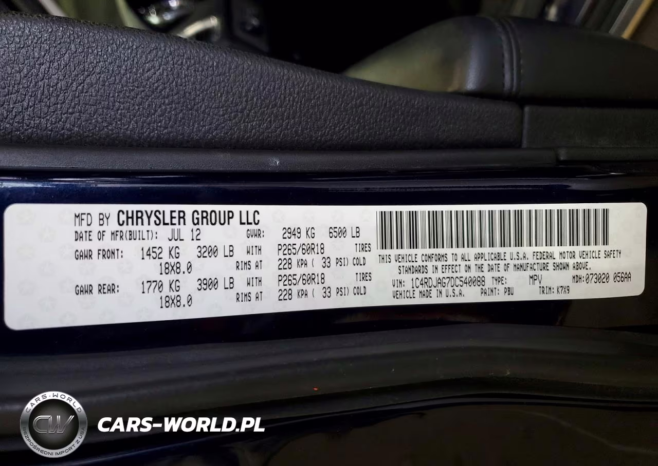 2013 Dodge Durango Sxt VIN:1C4RDJAG7DC540088 - 13