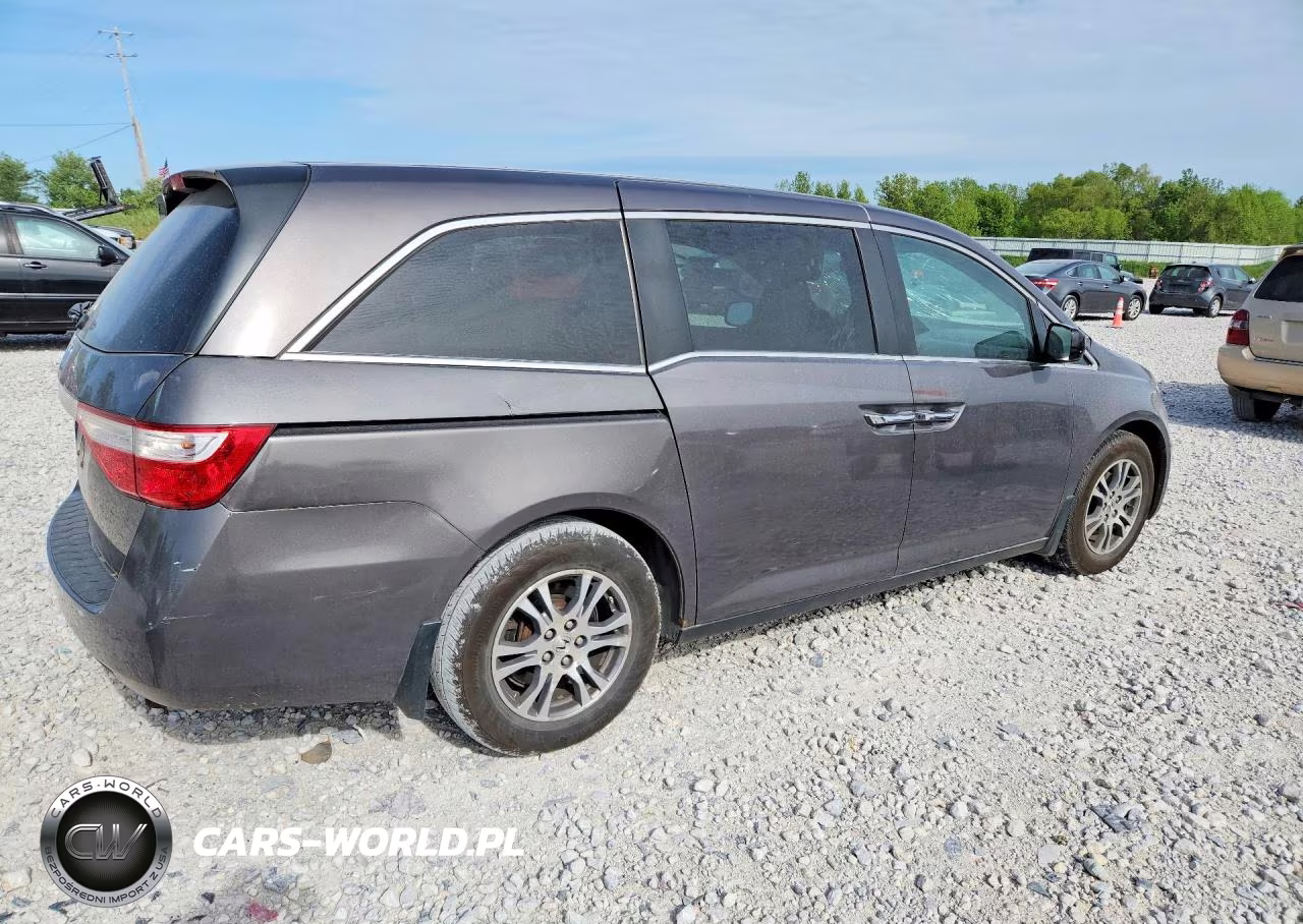 2013 Honda Odyssey Ex VIN:5FNRL5H46DB077689 - 3