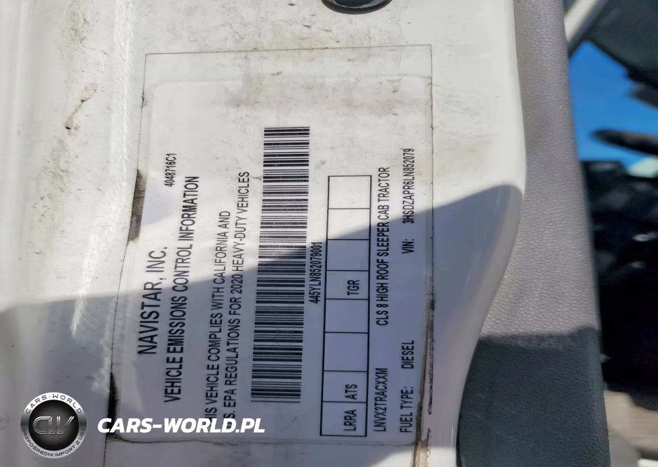 2020 International Lt625 Semi Truck VIN:3HSDZAPR6LN852079 - 10