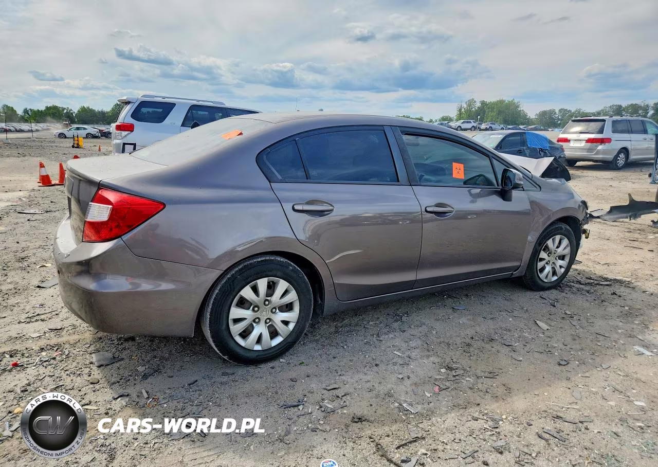 2012 Honda Civic Lx VIN:19XFB2F59CE332176 - 3