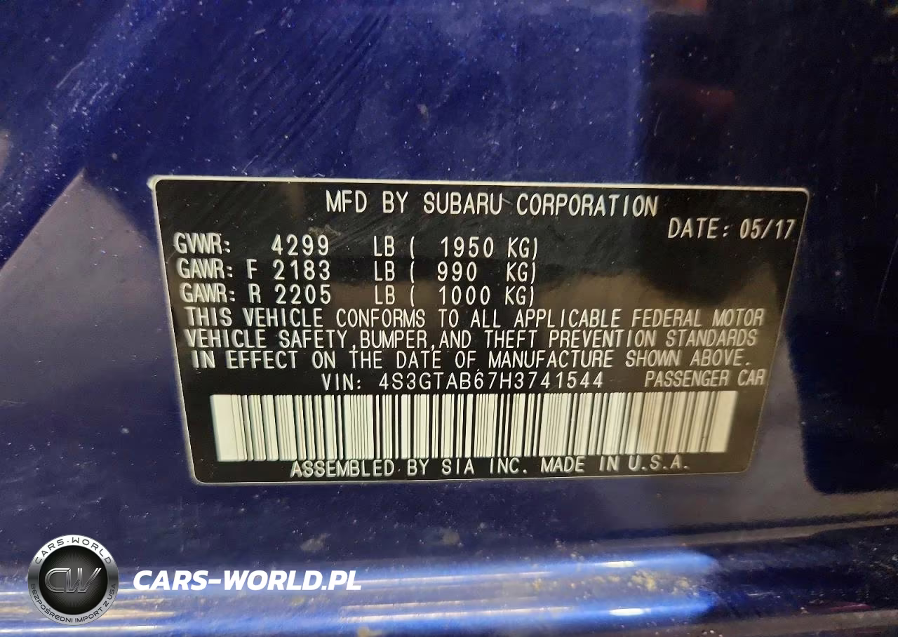 2017 Subaru Impreza Premium VIN:4S3GTAB67H3741544 - 12