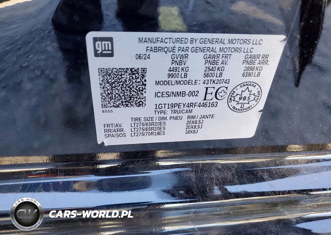 2024 GMC Sierra K2500 At4 VIN:1GT19PEY4RF446163 - 12