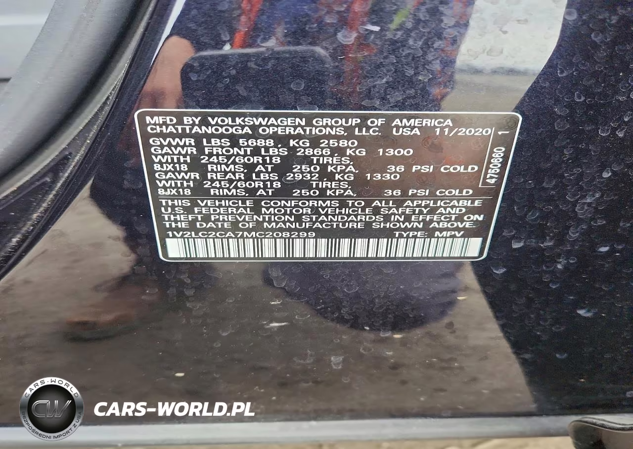 2021 Volkswagen Atlas Cross Sport Se VIN:1V2LC2CA7MC208299 - 13