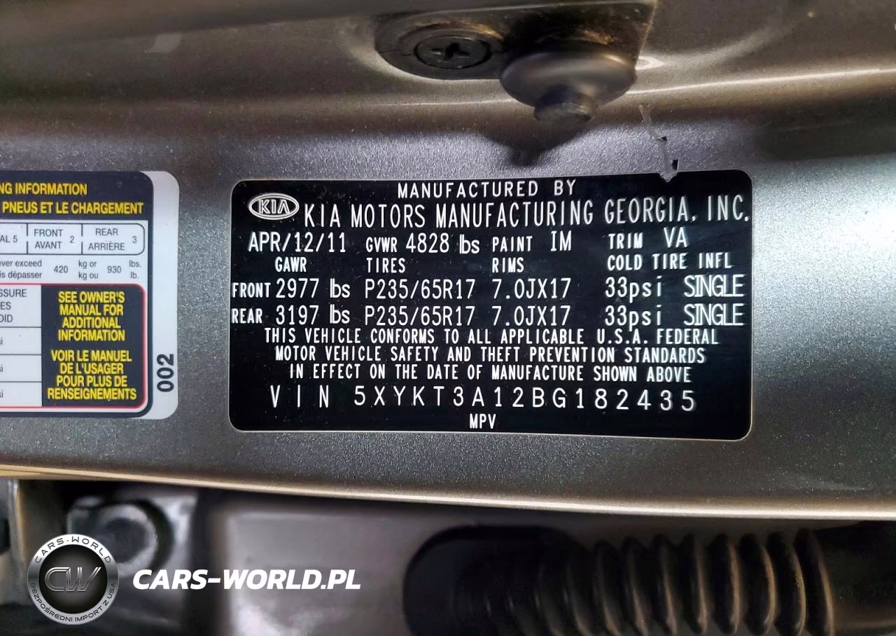 2011 Kia Sorento Lx VIN:5XYKT3A12BG182435 - 14