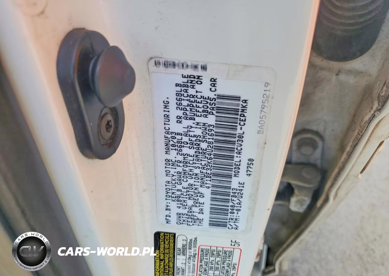2004 Toyota Camry Le VIN:4T1BE32K64U281693 - 12