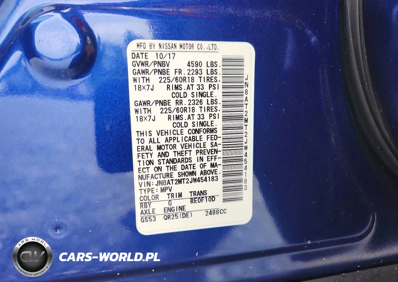 2018 Nissan Rogue Sl VIN:JN8AT2MT2JW454183 - 14