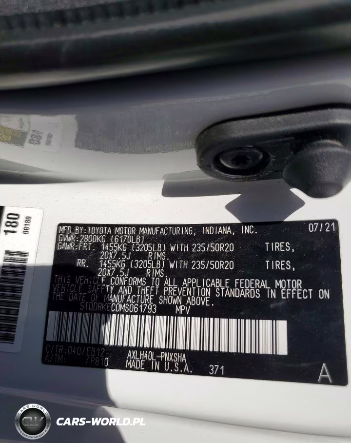 2021 Toyota Sienna Xse VIN:5TDDRKEC0MS061793 - 13