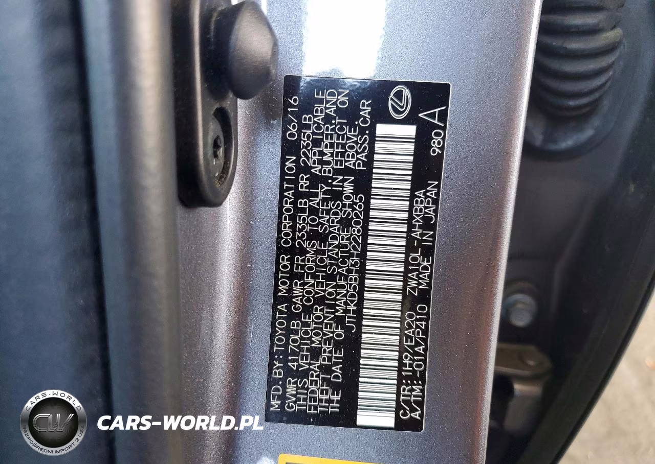 2017 Lexus Ct 200 VIN:JTHKD5BH3H2280265 - 13