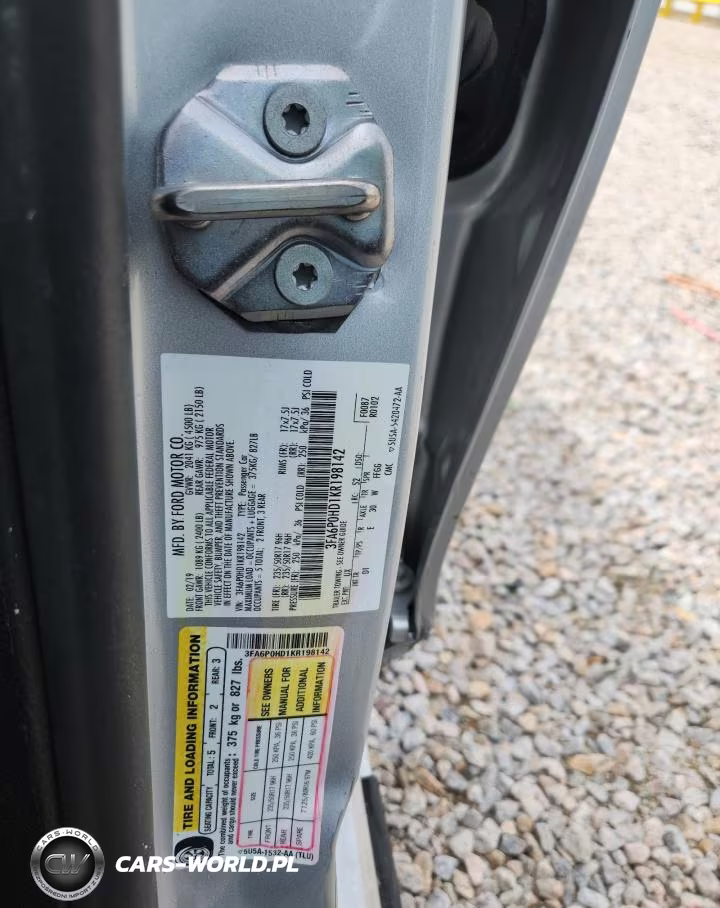 2019 Ford Fusion Se VIN:3FA6P0HD1KR198142 - 12