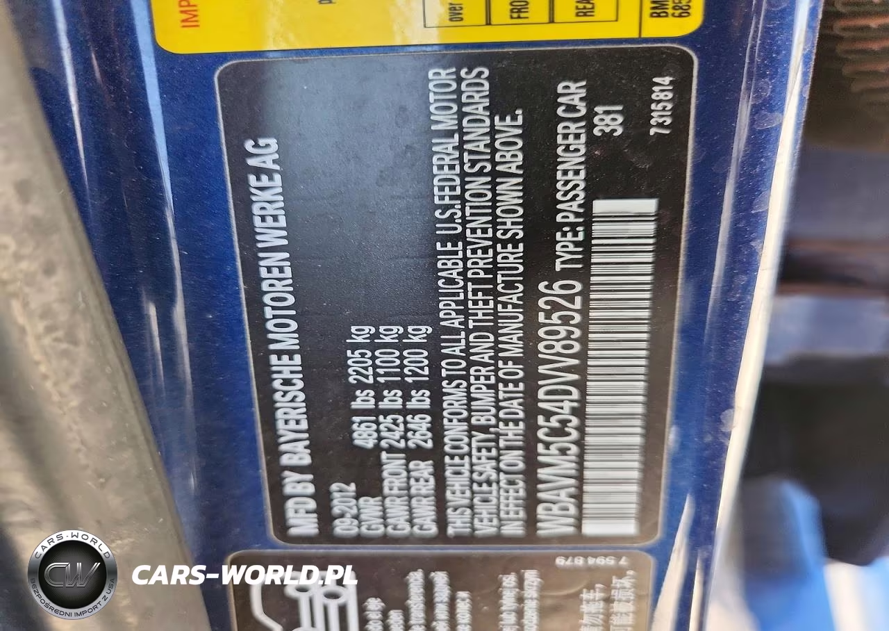 2013 BMW X1 xDrive35I VIN:WBAVM5C54DVV89526 - 12