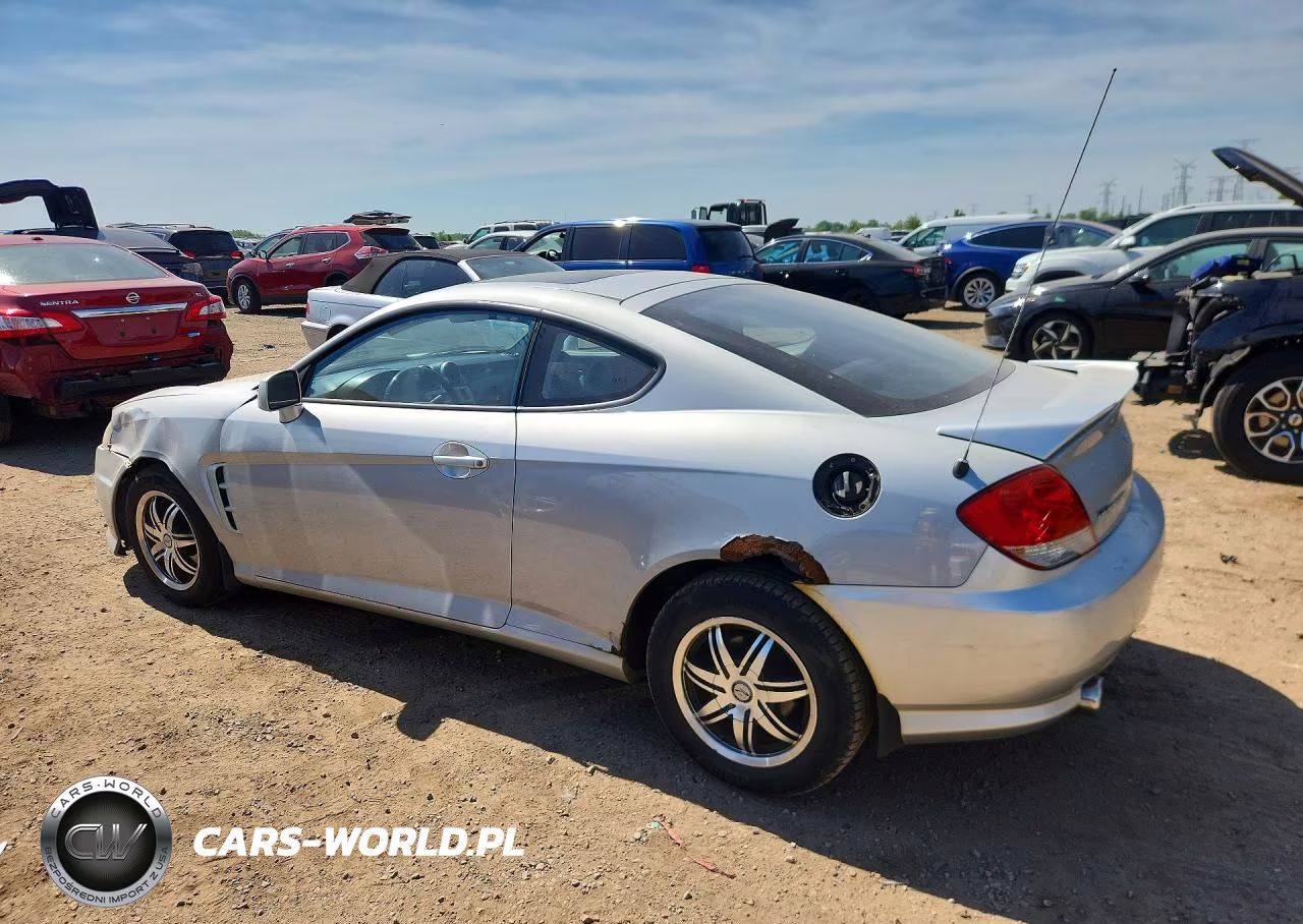 2006 Hyundai Tiburon Gt VIN:KMHHN65F06U201981 - 2