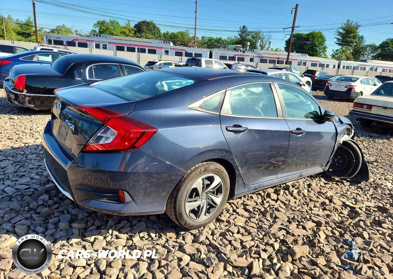 2020 Honda Civic Lx VIN:2HGFC2F62LH598991 - 3