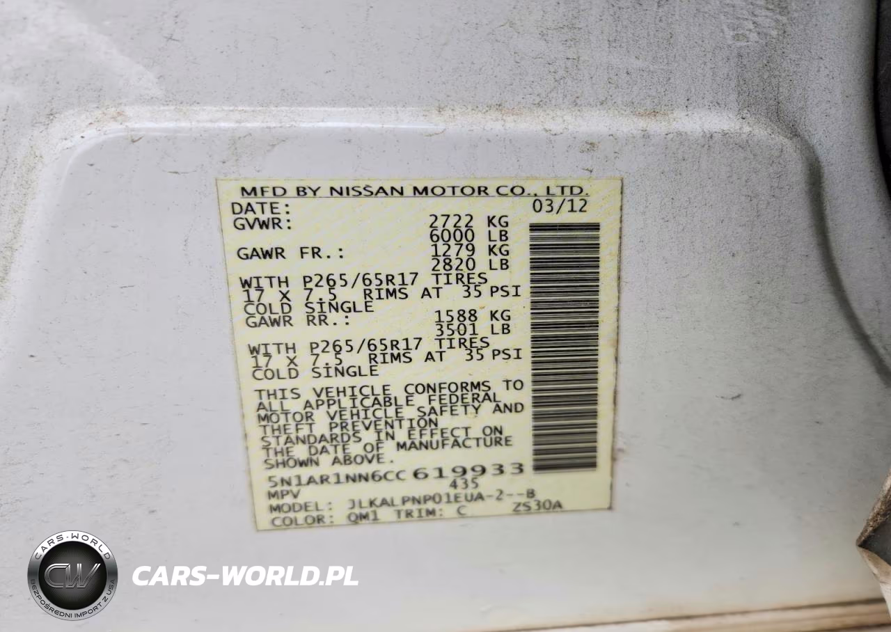 2012 Nissan Pathfinder S VIN:5N1AR1NN6CC619933 - 14