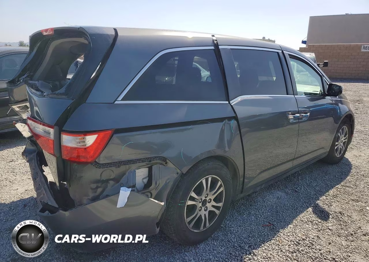 2012 Honda Odyssey Ex VIN:5FNRL5H42CB130435 - 3