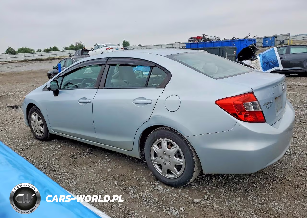 2012 Honda Civic Lx VIN:19XFB2F55CE007427 - 2