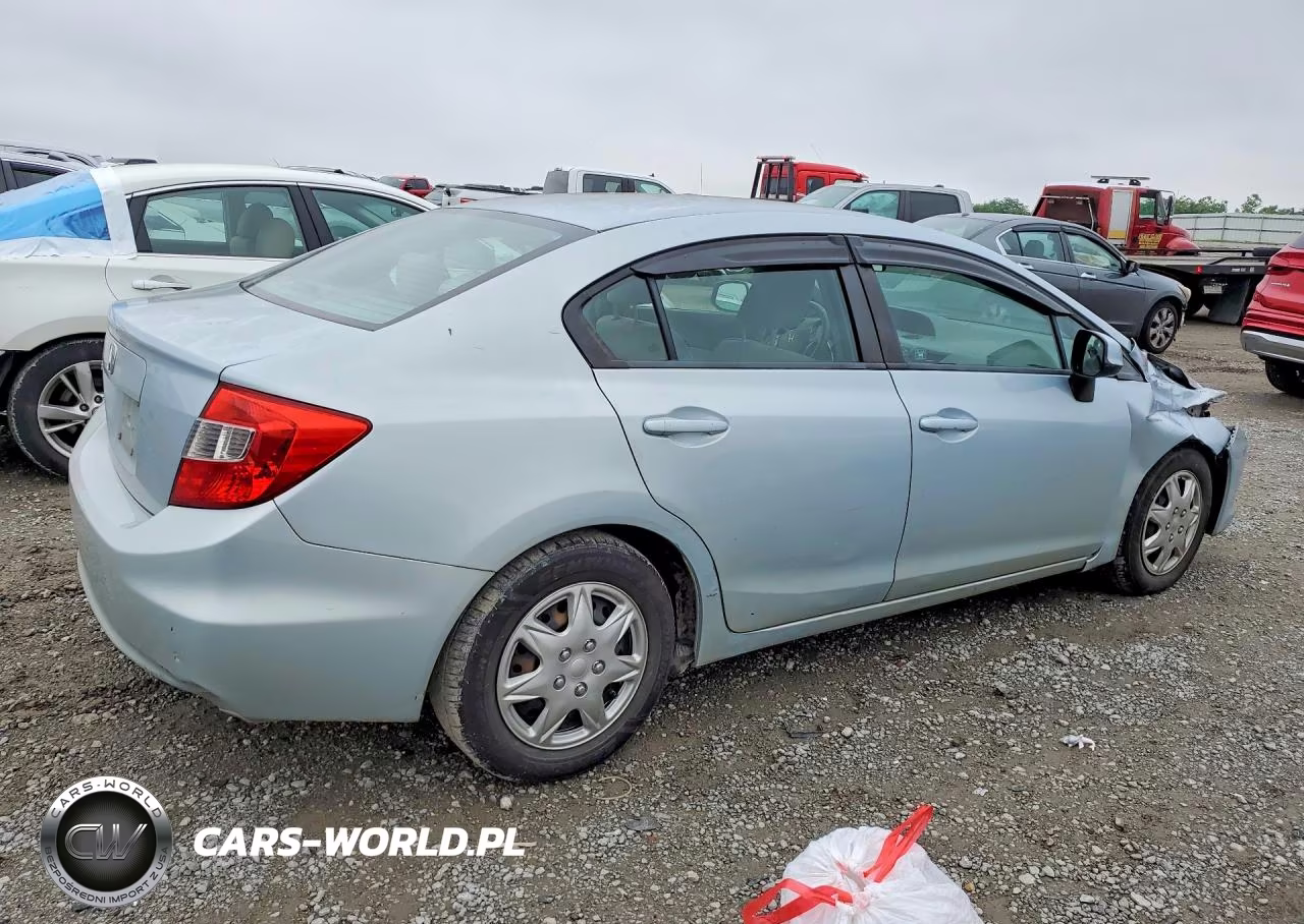 2012 Honda Civic Lx VIN:19XFB2F55CE007427 - 3