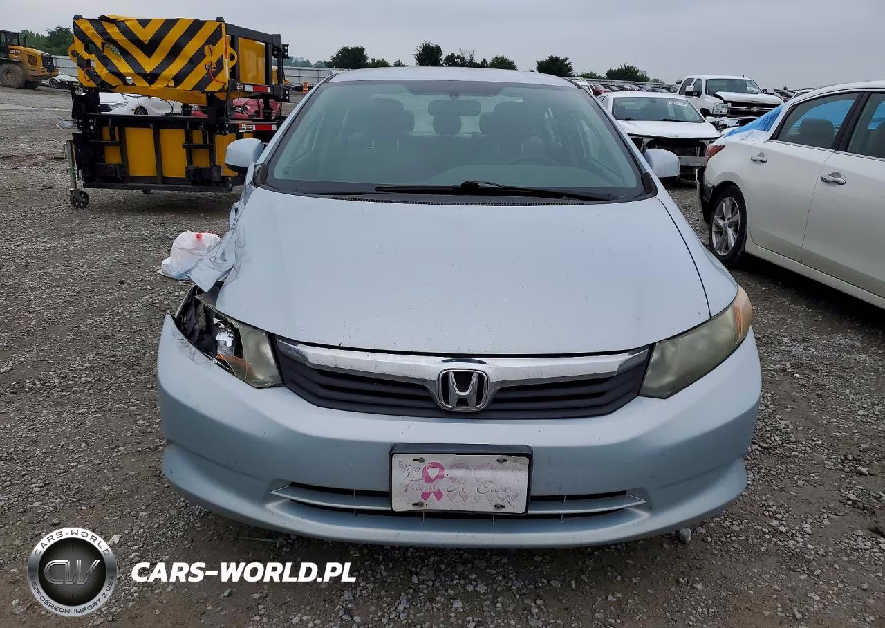 2012 Honda Civic Lx VIN:19XFB2F55CE007427 - 5