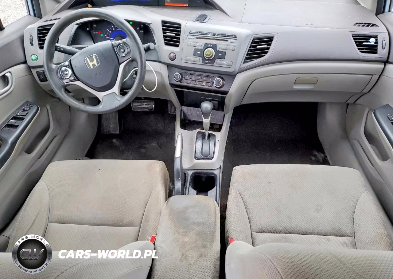 2012 Honda Civic Lx VIN:19XFB2F55CE007427 - 8