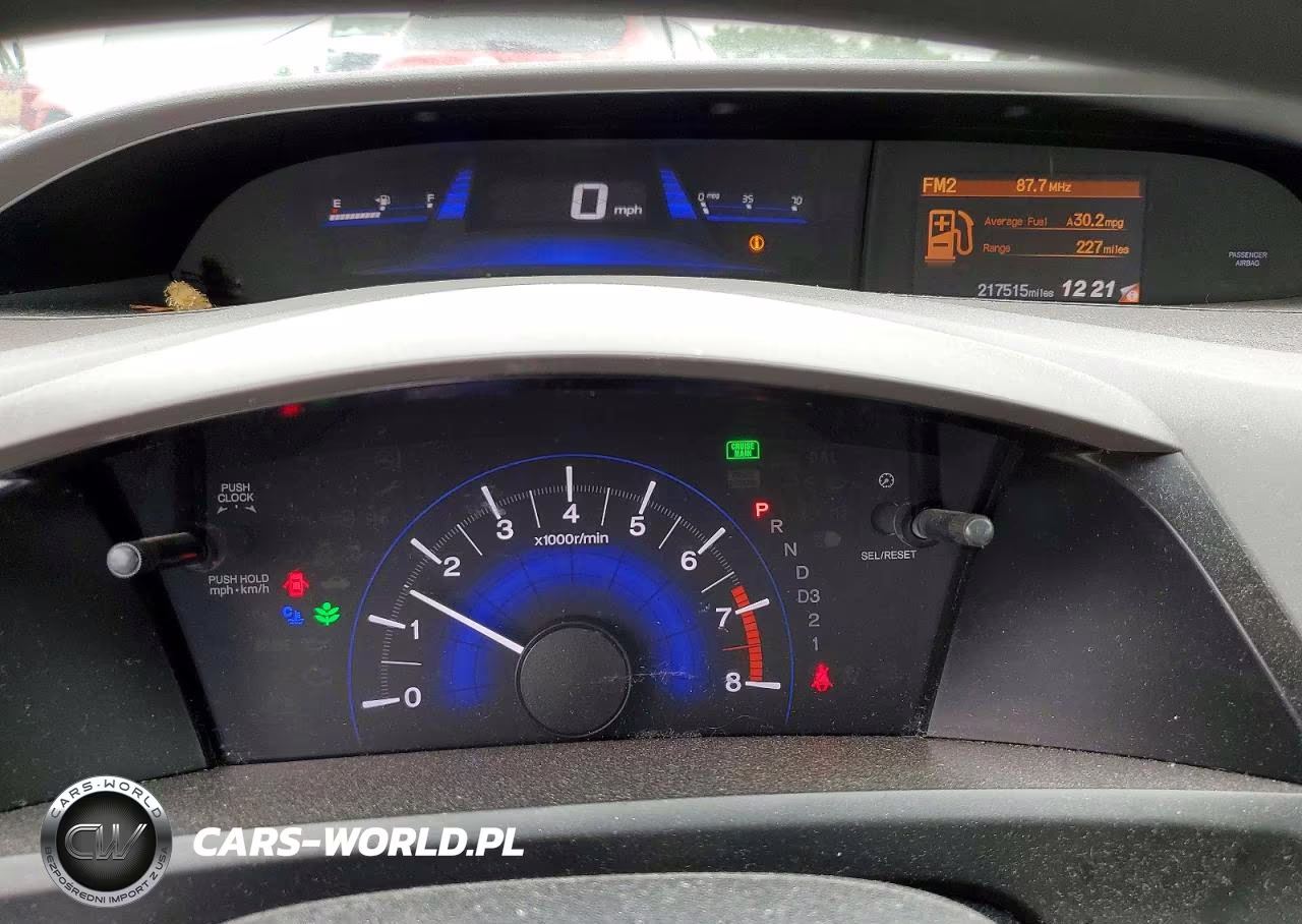 2012 Honda Civic Lx VIN:19XFB2F55CE007427 - 9